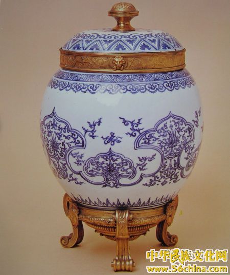 清朝青花盖罐 清朝青花盖罐