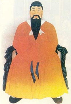 后人为檀君所画像 后人为檀君所画像