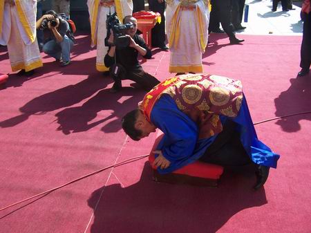 古代九拜之顿首 古代九拜之顿首