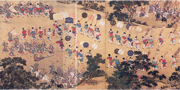 明《出警入跸图》 明《出警入跸图》