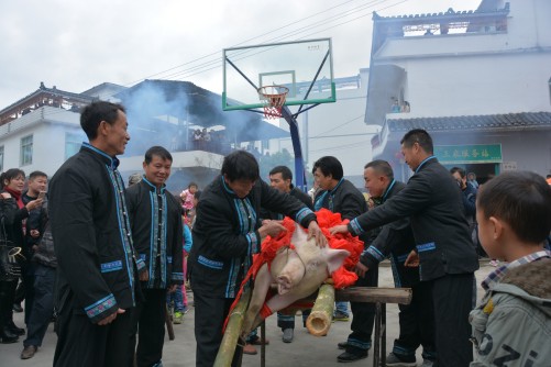 2016年天峨县迎新春群众性文化活动暨旅游推介会之壮乡刨汤节(图)